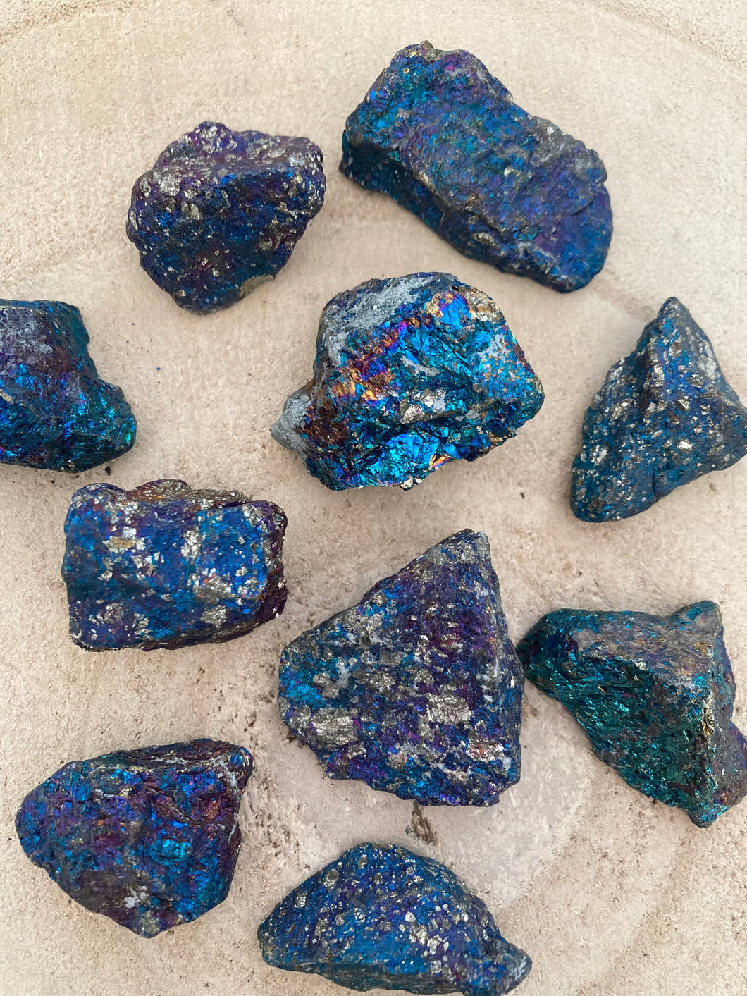 Chalcopyrite- Pierres roulées- Qualité AA