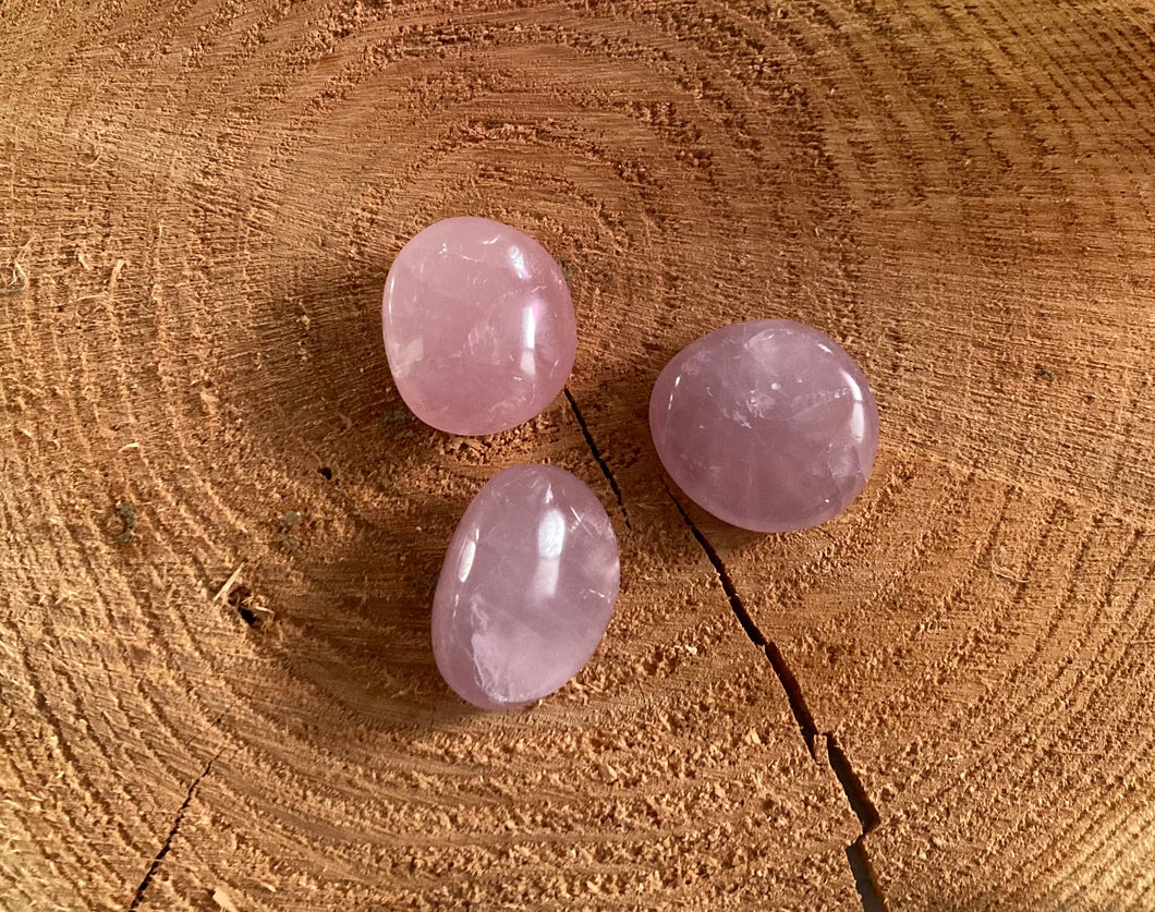 quartz rose étoilé galet
