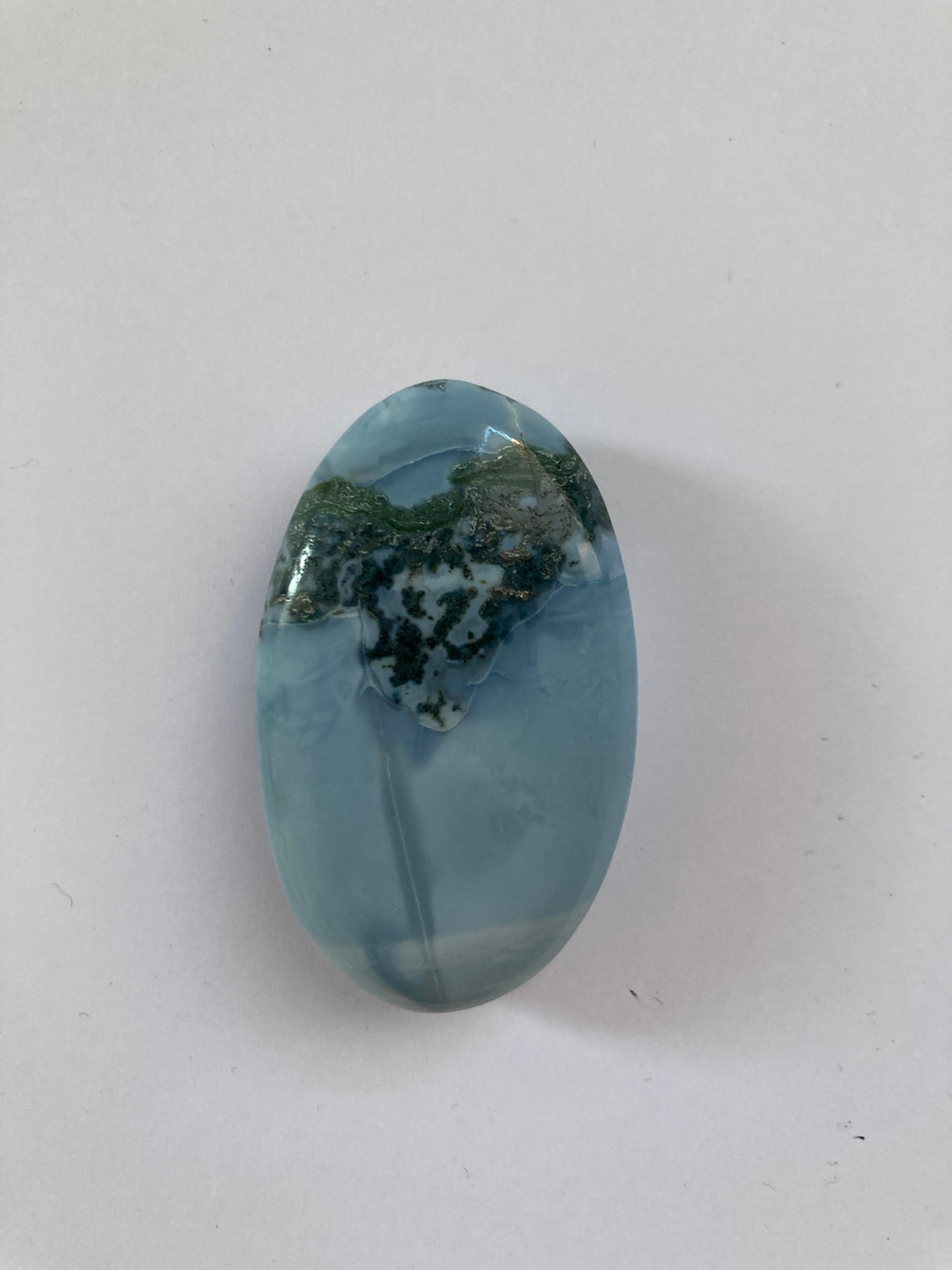 Opale bleue Owyhee - galet (4,5 sur 3 profondeur 1 cm) -qualité extra